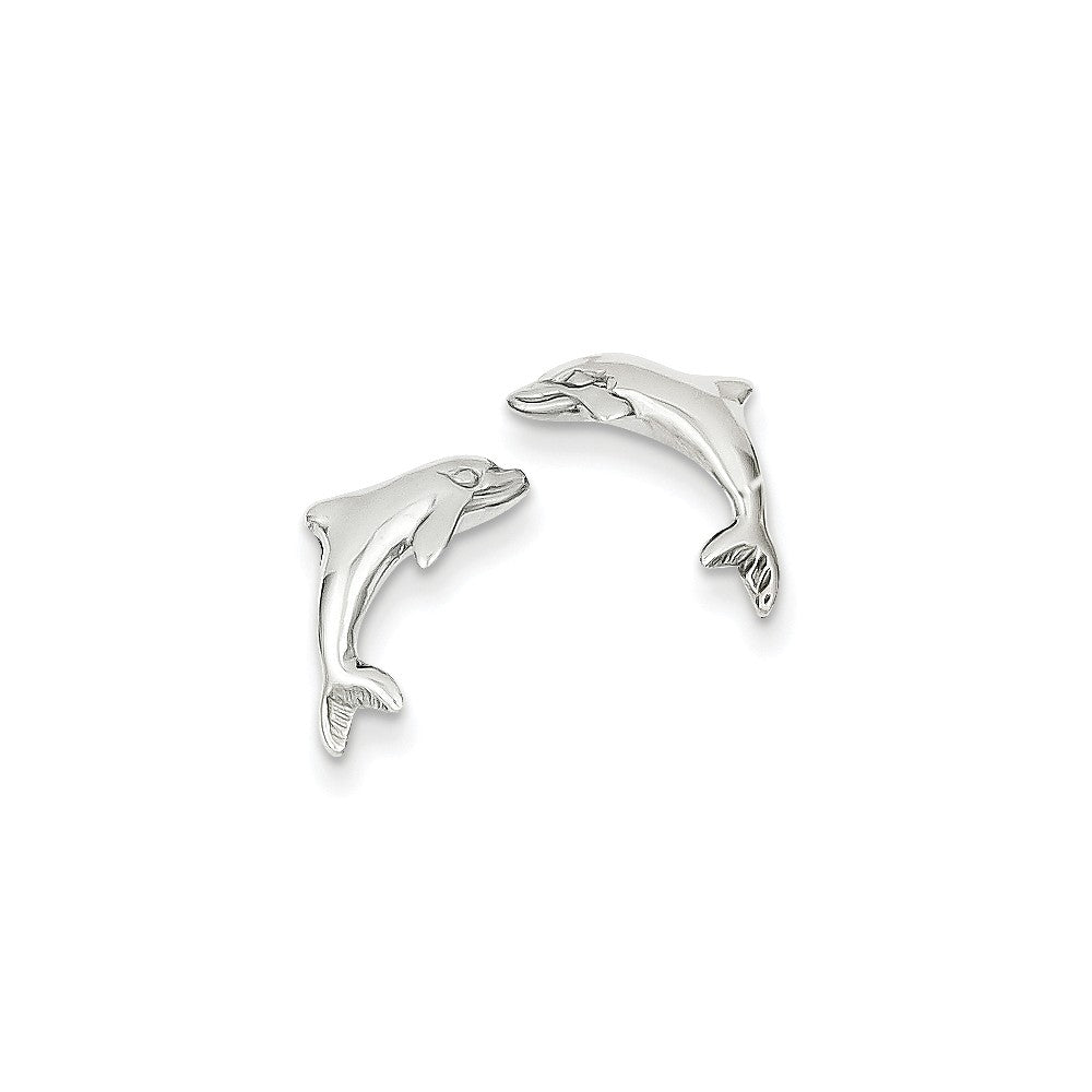 Buy Hoop Earrings, Silver Earrings, Dolphin Earrings, 14k White Gold,  Silver Hoop Earrings, Women's Jewelry, Earrings Set, Huggie Earrings Online  in India - Etsy